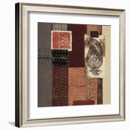 Paisley Motif II-Connie Tunick-Framed Giclee Print