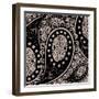 Paisley Party Beige-Mindy Sommers-Framed Giclee Print
