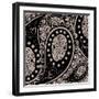 Paisley Party Beige-Mindy Sommers-Framed Giclee Print