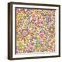 Paisley Pattern On White-Ron Magnes-Framed Giclee Print