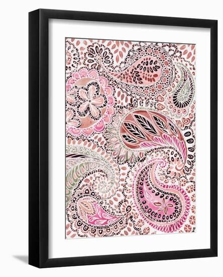 Paisley Print II-Yvette St. Amant-Framed Art Print