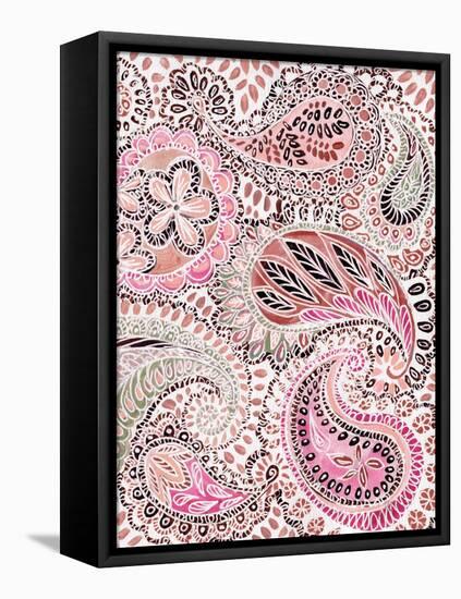 Paisley Print II-Yvette St. Amant-Framed Stretched Canvas