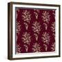 Paisley Seamless Floral Pattern-seamartini-Framed Art Print