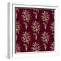 Paisley Seamless Floral Pattern-seamartini-Framed Art Print