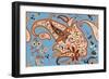 Paisley Seamless Pattern-Milovelen-Framed Premium Giclee Print