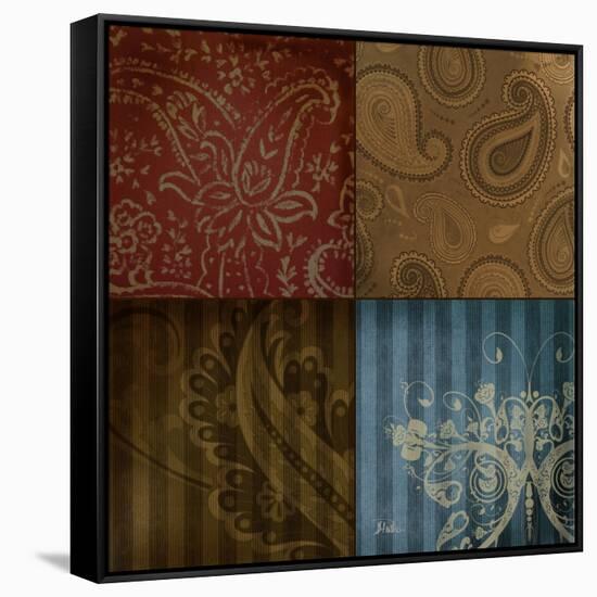 Paisley Squares II-Patricia Pinto-Framed Stretched Canvas