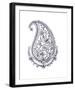 Paisley Teardrop-The Vintage Collection-Framed Giclee Print