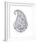 Paisley Teardrop-The Vintage Collection-Framed Giclee Print