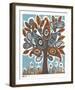 Paisley Tree-Zoe Badger-Framed Giclee Print