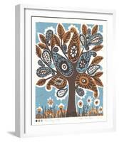 Paisley Tree-Zoe Badger-Framed Giclee Print