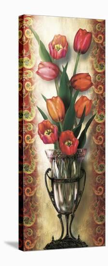 Paisley Tulip-Alma Lee-Stretched Canvas