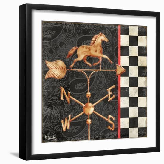 Paisley Weathervanes I-Paul Brent-Framed Art Print