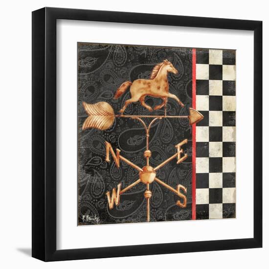 Paisley Weathervanes I-Paul Brent-Framed Art Print