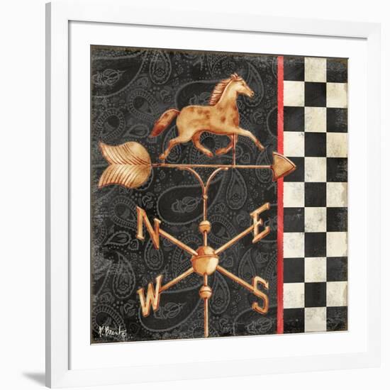 Paisley Weathervanes I-Paul Brent-Framed Art Print