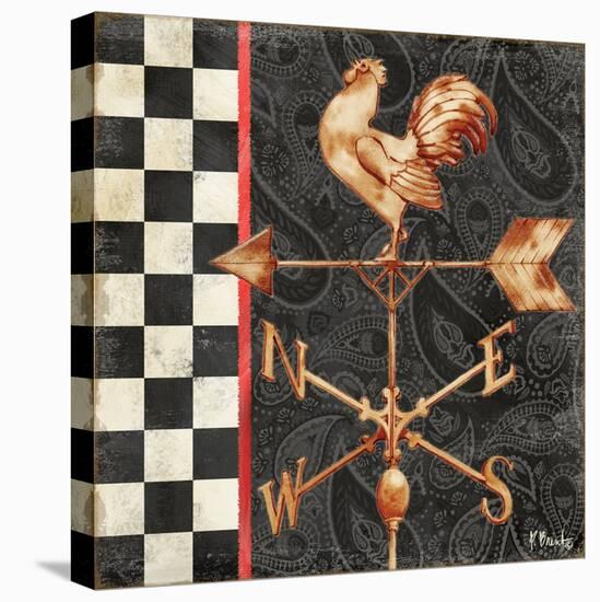 Paisley Weathervanes II-Paul Brent-Stretched Canvas