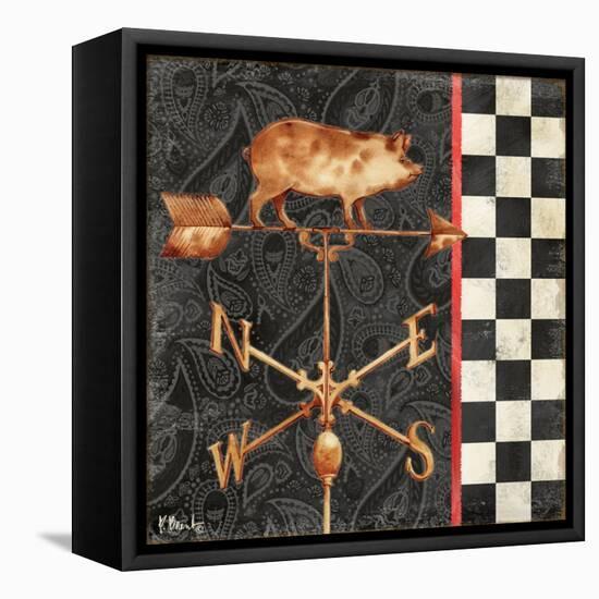 Paisley Weathervanes III-Paul Brent-Framed Stretched Canvas