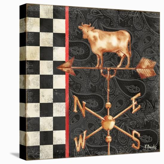 Paisley Weathervanes IV-Paul Brent-Stretched Canvas