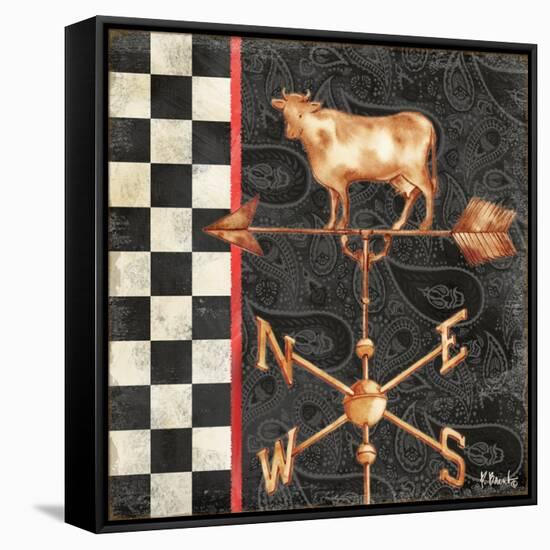 Paisley Weathervanes IV-Paul Brent-Framed Stretched Canvas