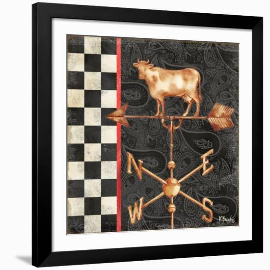 Paisley Weathervanes IV-Paul Brent-Framed Art Print