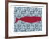 Paisley Whale 1-Kimberly Allen-Framed Art Print