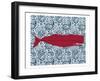 Paisley Whale 1-Kimberly Allen-Framed Art Print