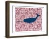 Paisley Whale 2-Kimberly Allen-Framed Art Print