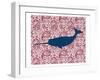 Paisley Whale 2-Kimberly Allen-Framed Art Print