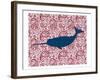 Paisley Whale 2-Kimberly Allen-Framed Art Print
