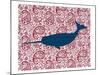 Paisley Whale 2-Kimberly Allen-Mounted Art Print