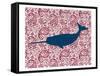 Paisley Whale 2-Kimberly Allen-Framed Stretched Canvas