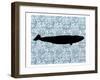 Paisley Whale 3-Kimberly Allen-Framed Art Print