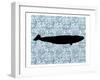 Paisley Whale 3-Kimberly Allen-Framed Art Print