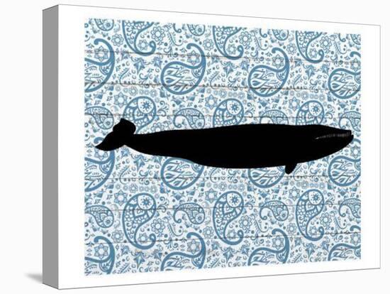 Paisley Whale 3-Kimberly Allen-Stretched Canvas