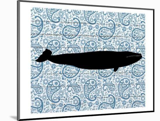 Paisley Whale 3-Kimberly Allen-Mounted Art Print