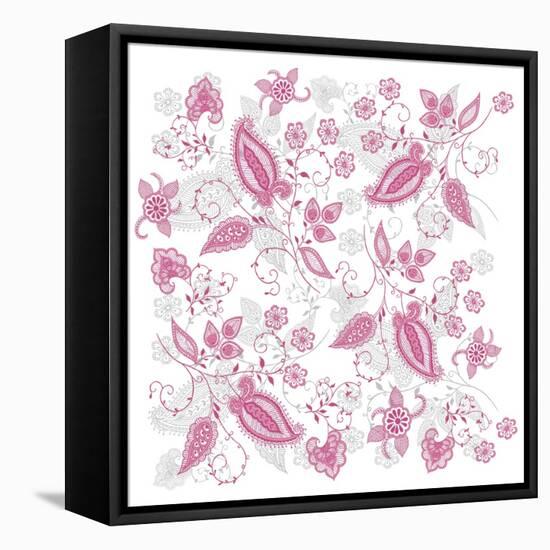 Paisley-Maria Trad-Framed Stretched Canvas