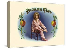 Pajama Girl-L.W. Keyer-Stretched Canvas