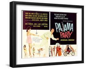 Pajama Party, Annette Funicello, Tommy Kirk, 1964-null-Framed Art Print