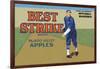 Pajaro Valley Apples: Best Strike Brand-null-Framed Art Print