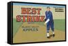 Pajaro Valley Apples: Best Strike Brand-null-Framed Stretched Canvas