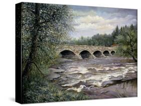 Pakenham Bridge Spring-Kevin Dodds-Stretched Canvas