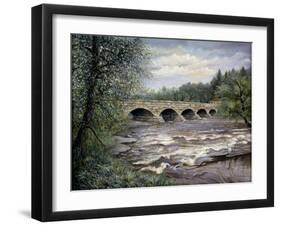 Pakenham Bridge Spring-Kevin Dodds-Framed Giclee Print