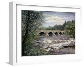 Pakenham Bridge Spring-Kevin Dodds-Framed Giclee Print