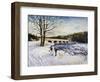 Pakenham Bridge Winter-Kevin Dodds-Framed Giclee Print