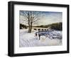 Pakenham Bridge Winter-Kevin Dodds-Framed Giclee Print