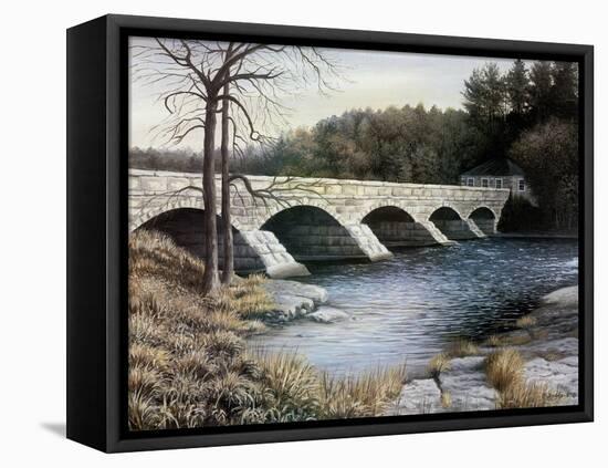 Pakenham Bridge-Kevin Dodds-Framed Stretched Canvas