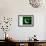 Pakistan Flag Design with Wood Patterning - Flags of the World Series-Philippe Hugonnard-Framed Art Print displayed on a wall