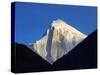 Pakistan, Gilgit-Baltistan, Hunza Valley, Karimabad, Golden Peak, also known as Spantik, Seen at Su-Nick Ledger-Stretched Canvas