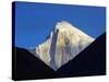 Pakistan, Gilgit-Baltistan, Hunza Valley, Karimabad, Golden Peak, also known as Spantik, Seen at Su-Nick Ledger-Stretched Canvas