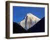 Pakistan, Gilgit-Baltistan, Hunza Valley, Karimabad, Golden Peak, also known as Spantik, Seen at Su-Nick Ledger-Framed Photographic Print