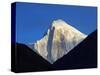 Pakistan, Gilgit-Baltistan, Hunza Valley, Karimabad, Golden Peak, also known as Spantik, Seen at Su-Nick Ledger-Stretched Canvas